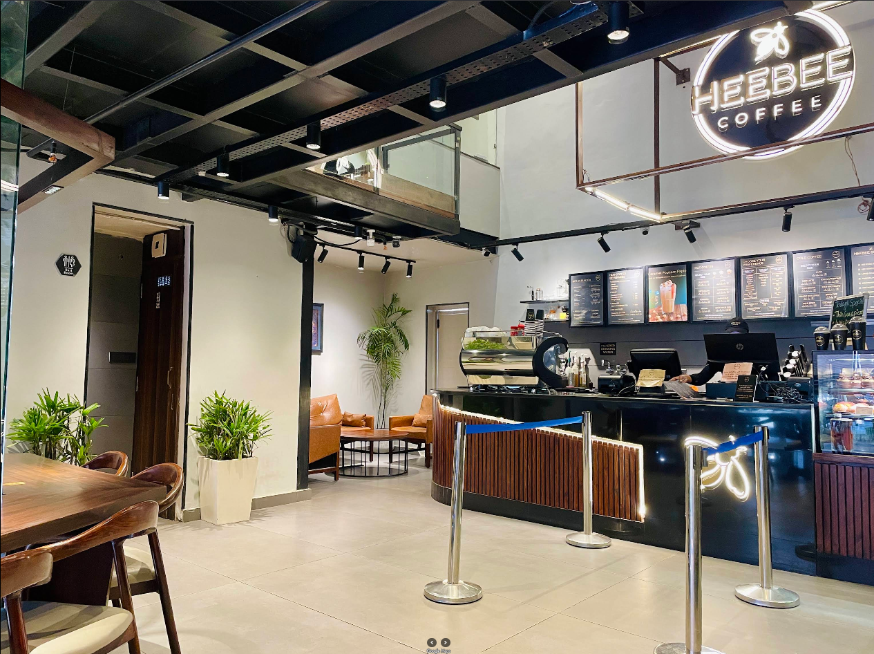 HeeBee counter and menu board